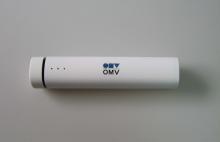 Power bank, speaker & phone holder, logo OMV